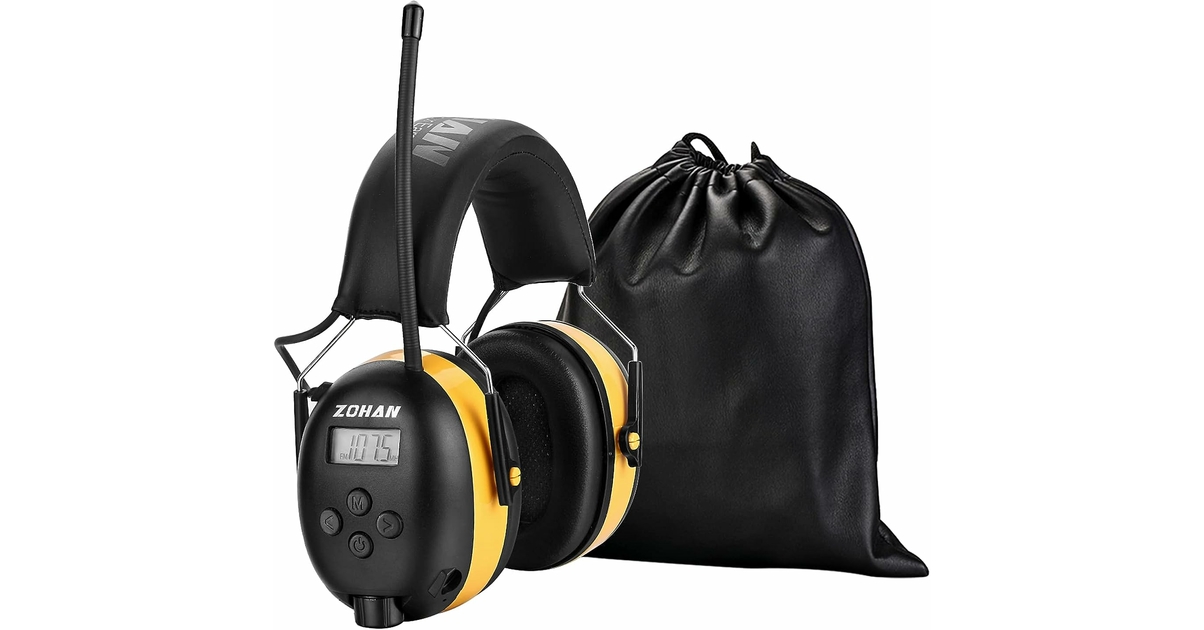ZOHAN 054 Casque Anti Bruit de Tir Electronique Coussinets d'oreille