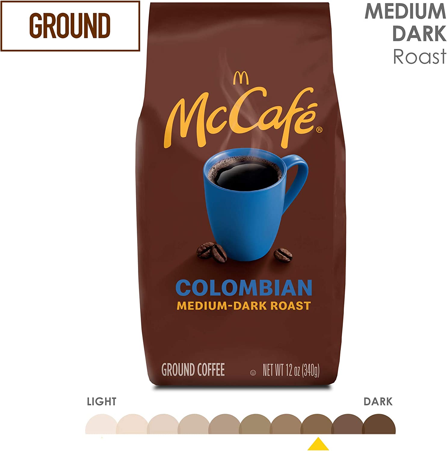 café moulu colombien de McCafe Mcdonalds