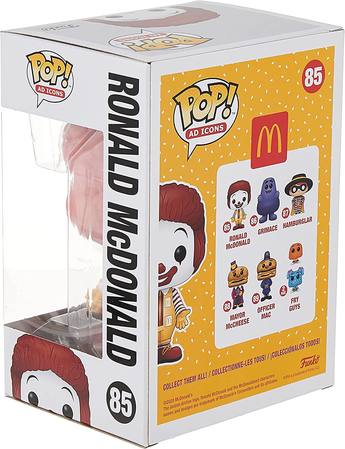 Funko Pop! Ad Icons: McDonalds - Ronald McDonald BOITE DE DOS