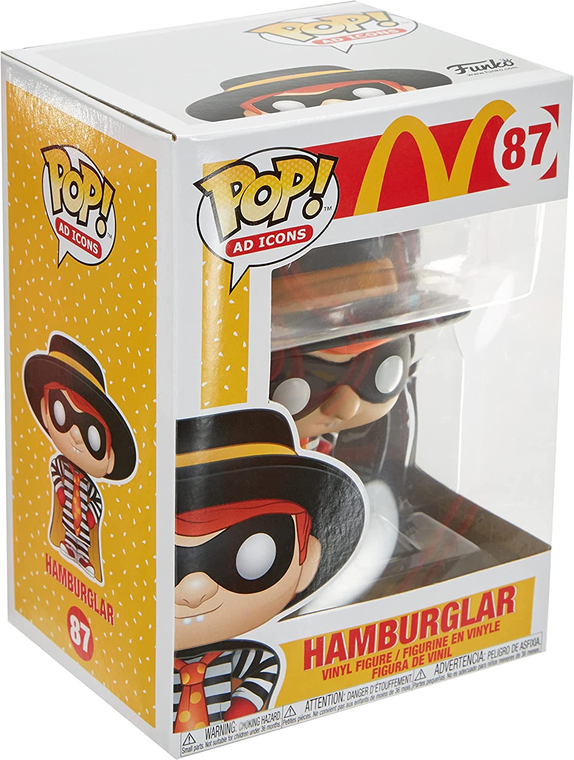 Figurine Hamburglar Funko POP! chez McDonalds boite de face