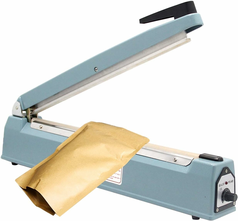 Hanchen Machine à Sceller Les Sacs En Plastique De 400 Mm Pour Feuille D'aluminium, Papier Kraft