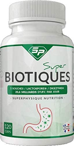 SUPER PRÉ et PRO-BIOTIQUES 5 SOUCHES SUPERPHYSIQUE