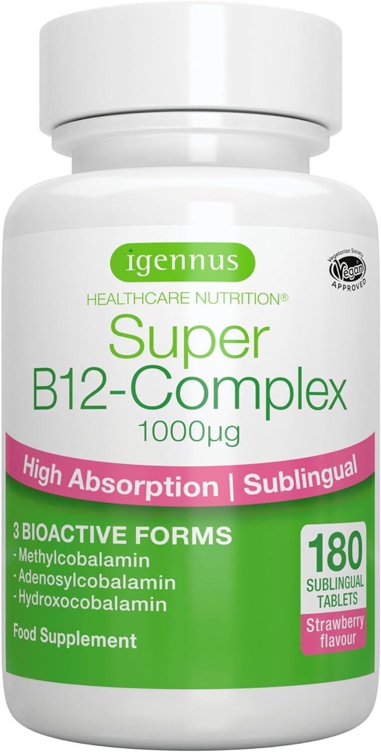 Super  B12 complex Igennus vitamine B vegan