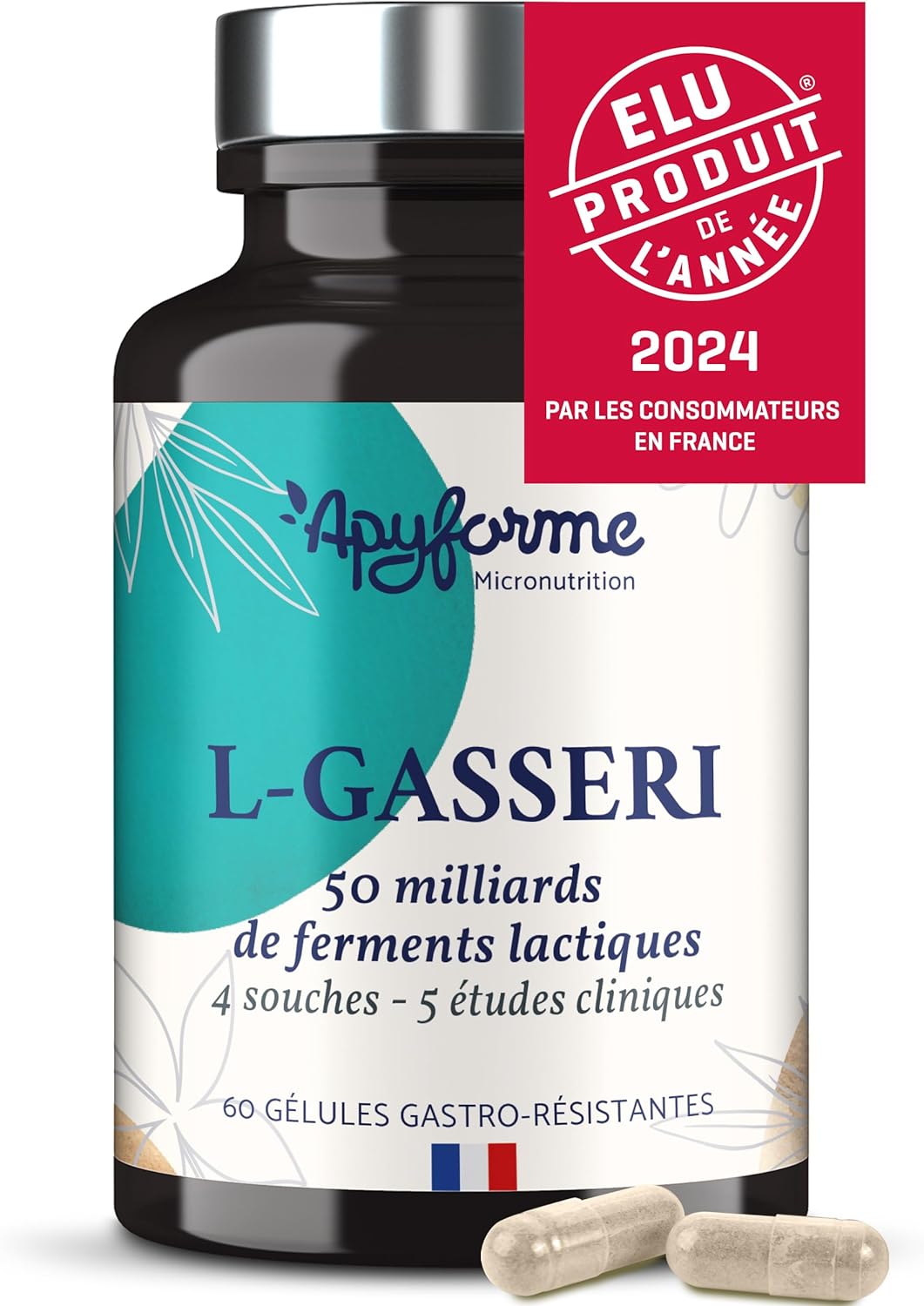 Probiotique ventre plat Gasseri vitamines vegan