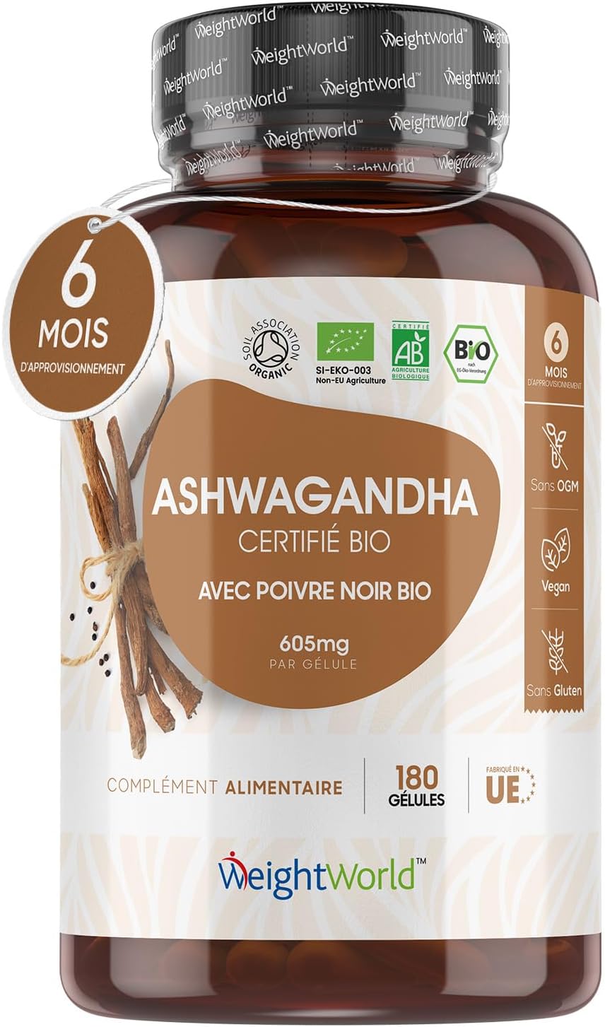 Ashwaghanda bio Weightworld vitamine vegan