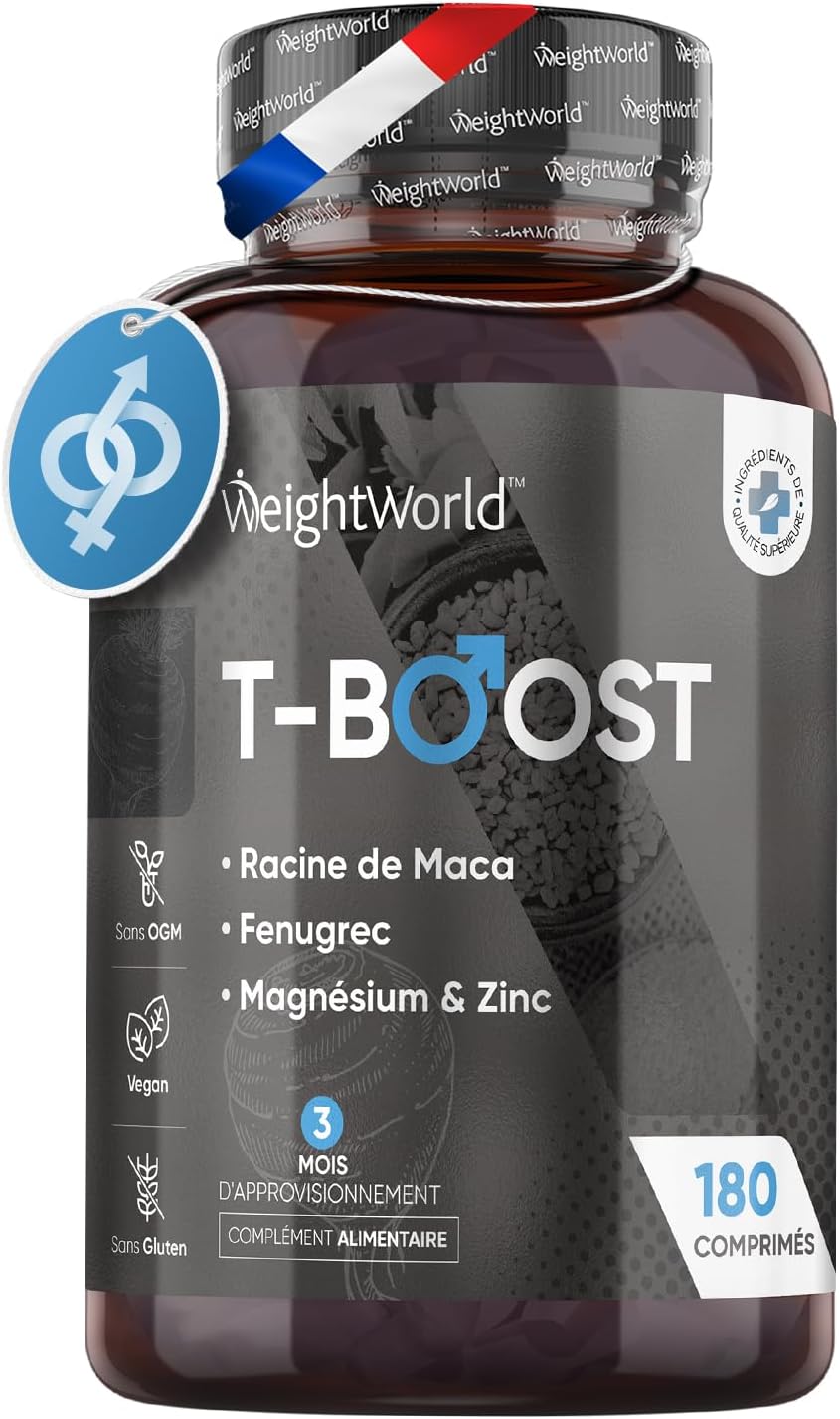 T boost  testoterone Weightworld Homme vegan