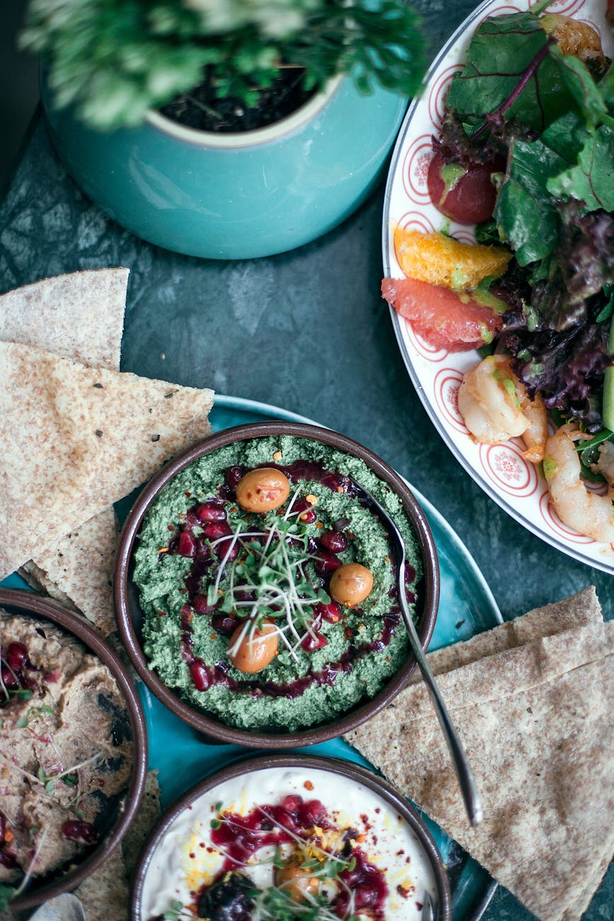 repas végétal pour vegan