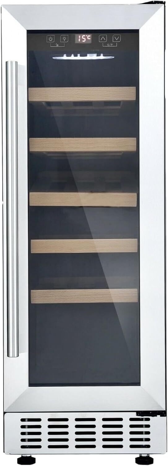 Cookology Freestanding Wine Cooler Stainless Steel