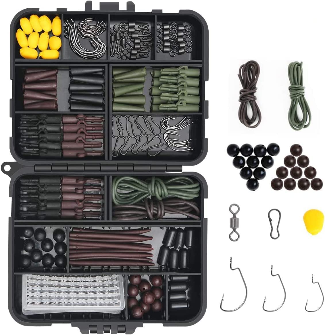 KIT LEURRES DE PÊCHE 272 PIÈCES - ACCESSOIRES POLYVALENTS & BOÎTE ORGANISÉE