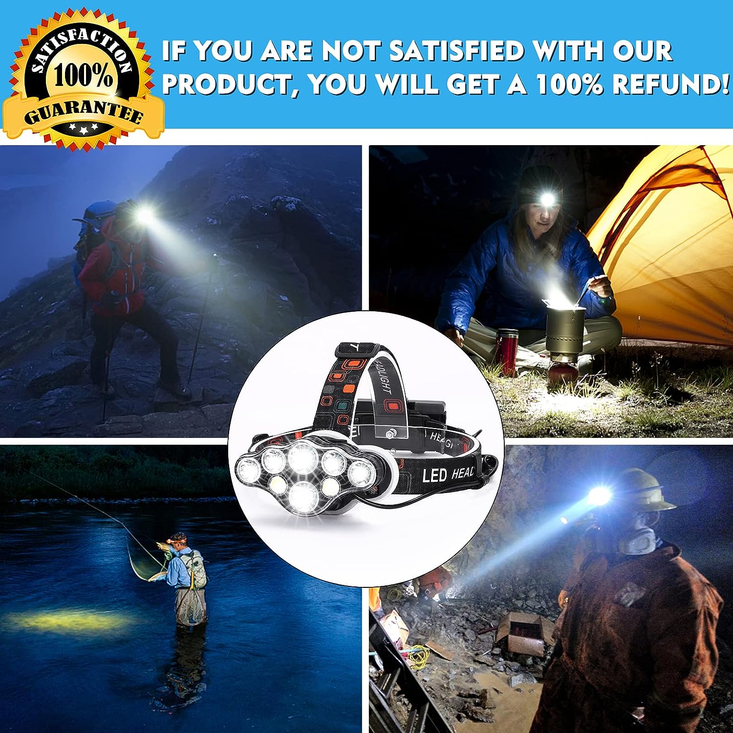 LAMPE FRONTALE 18000 LUMENS 7