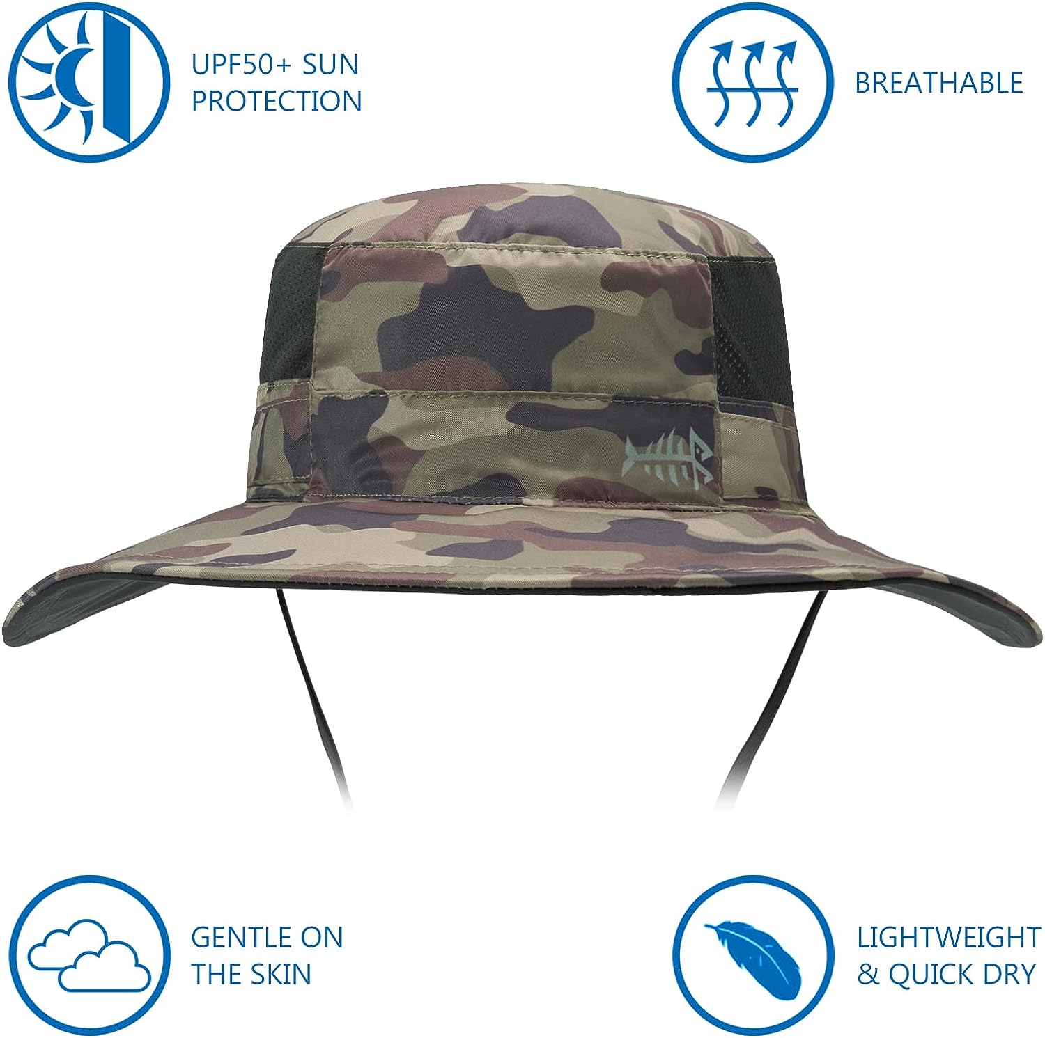 BASSDASH CHAPEAU DE PÊCHE UPF 50  2