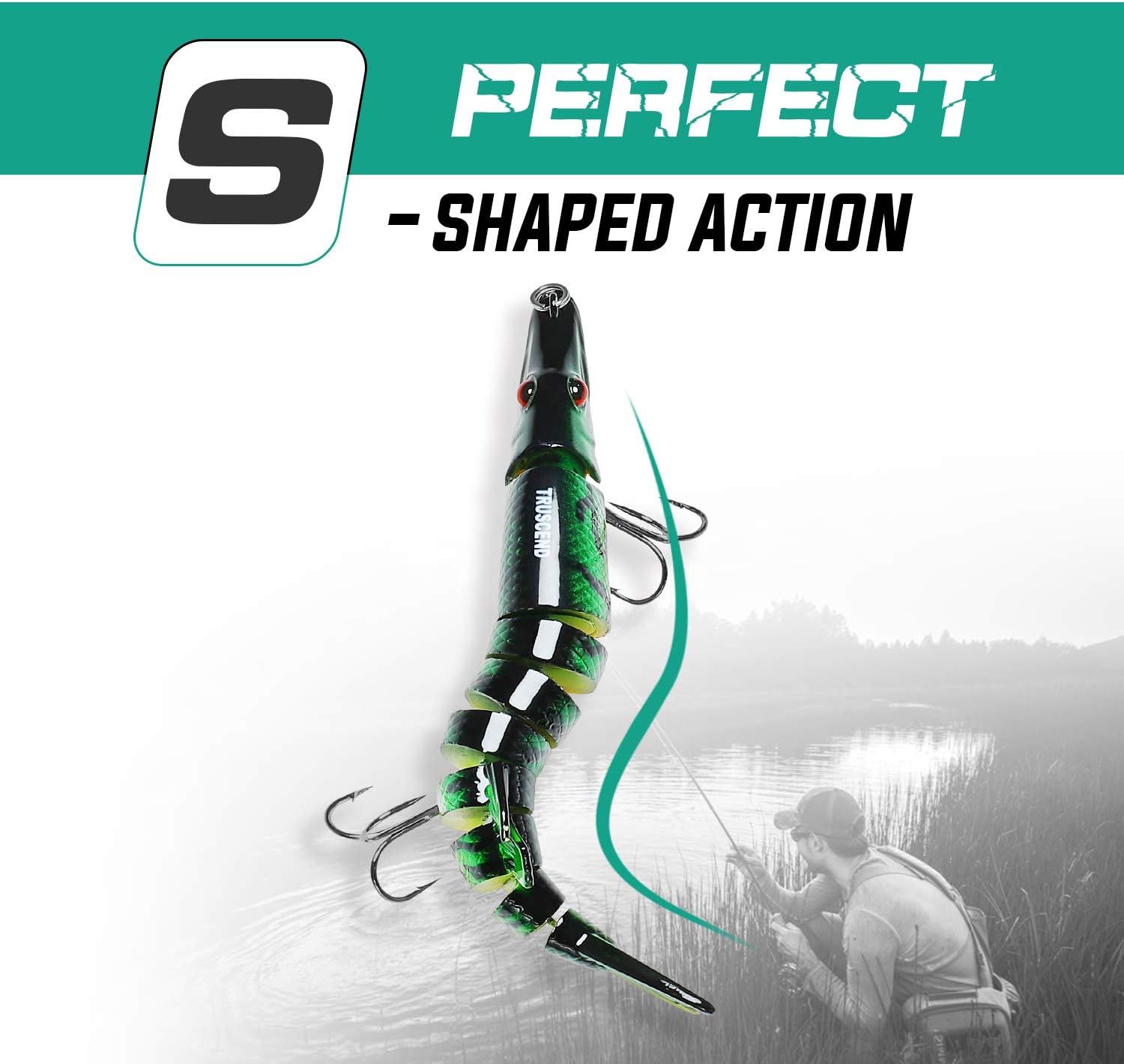 TRUSCEND LEURRES DE PÊCHE – SWIMBAIT RÉALISTE POUR CARNASSIERS 3