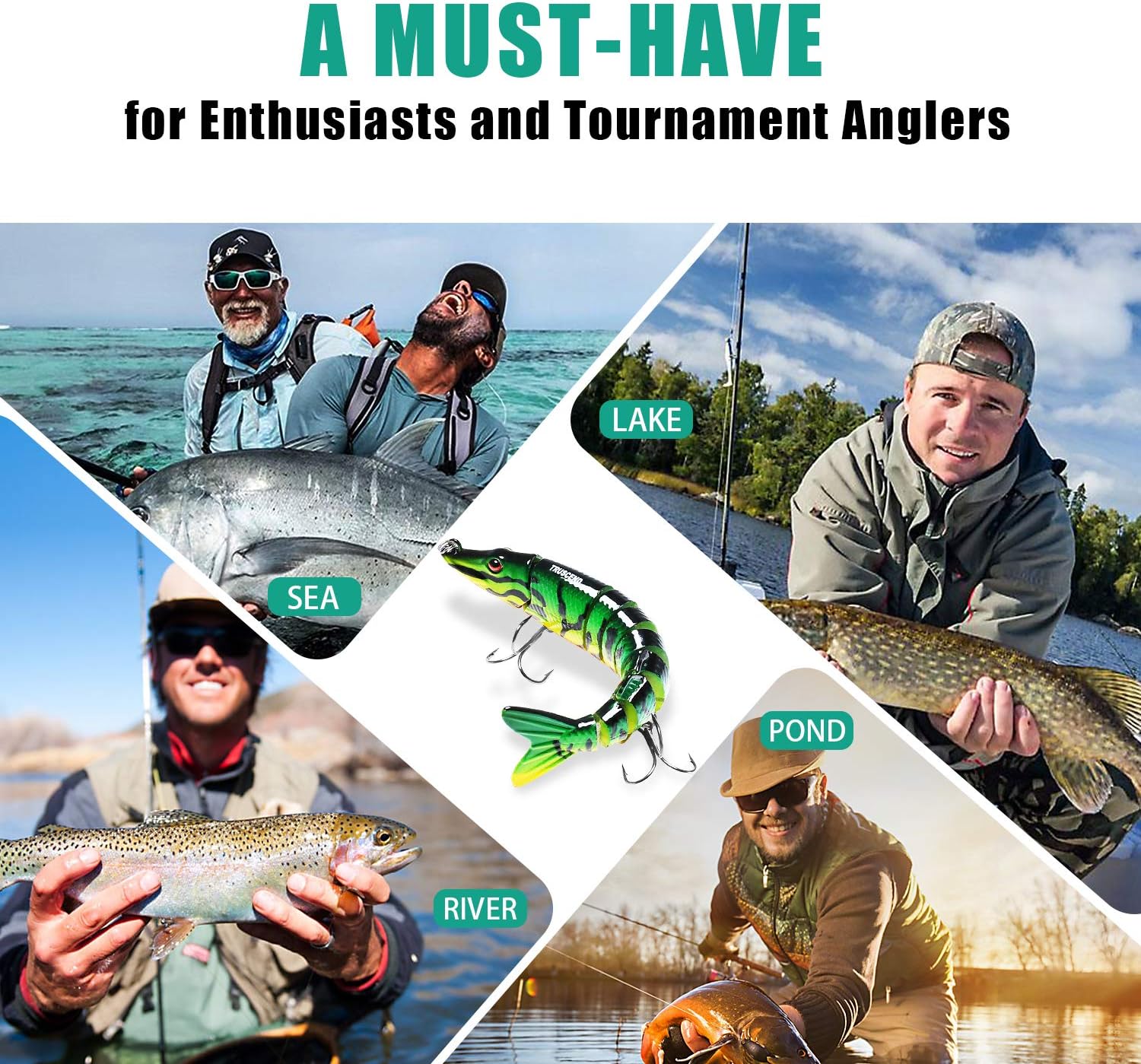TRUSCEND LEURRES DE PÊCHE – SWIMBAIT RÉALISTE POUR CARNASSIERS 4