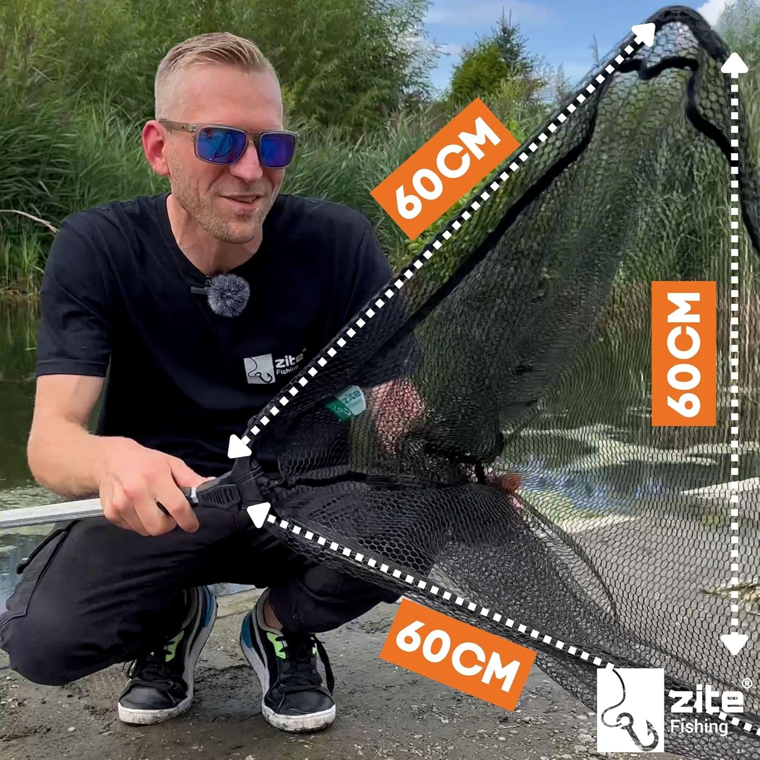 ÉPUISETTE PÊCHE CAOUTCHOUC TÉLESCOPIQUE ZITE 3