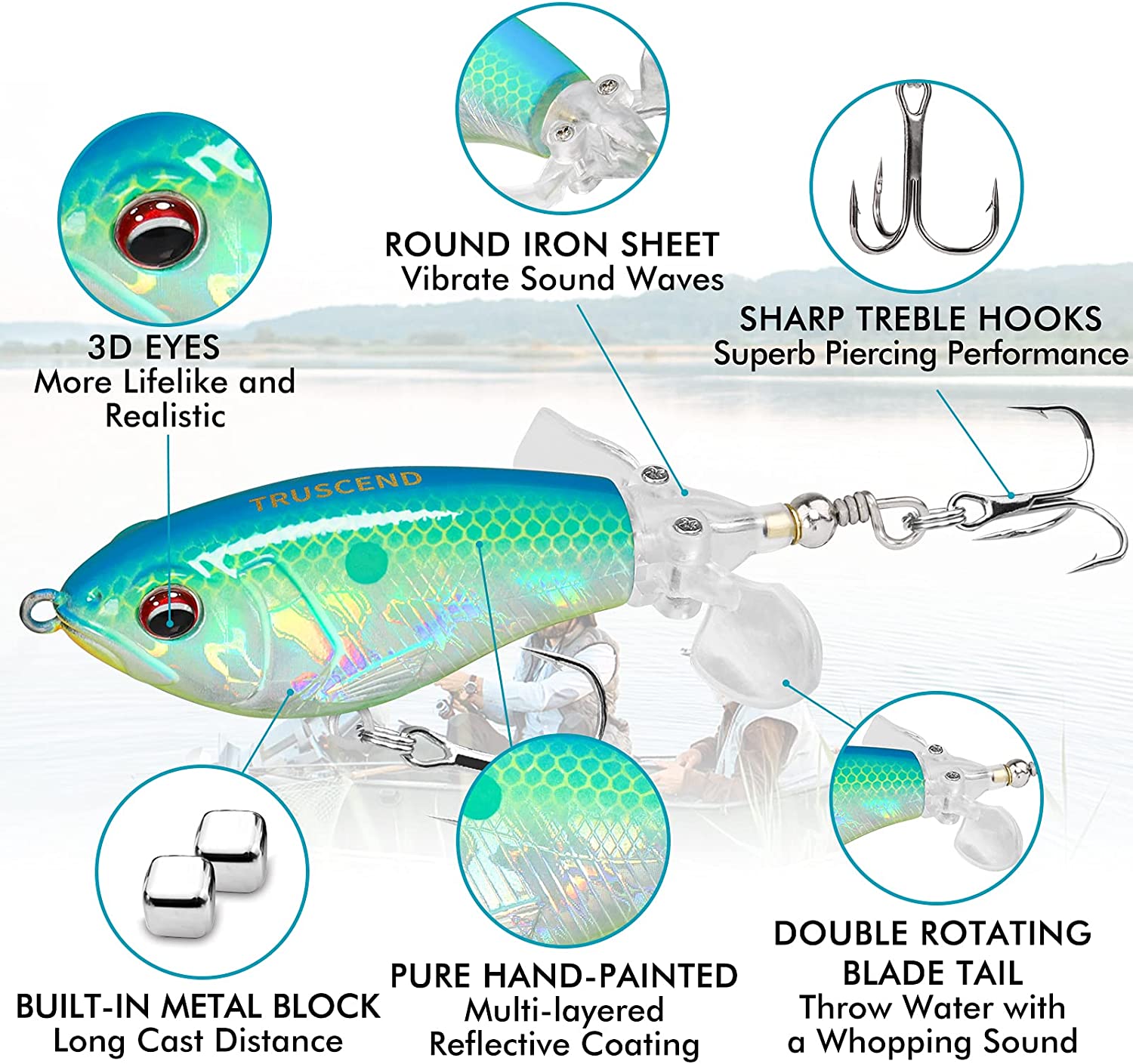 TRUSCEND LEURRE FLOTTANT TOPWATER 2