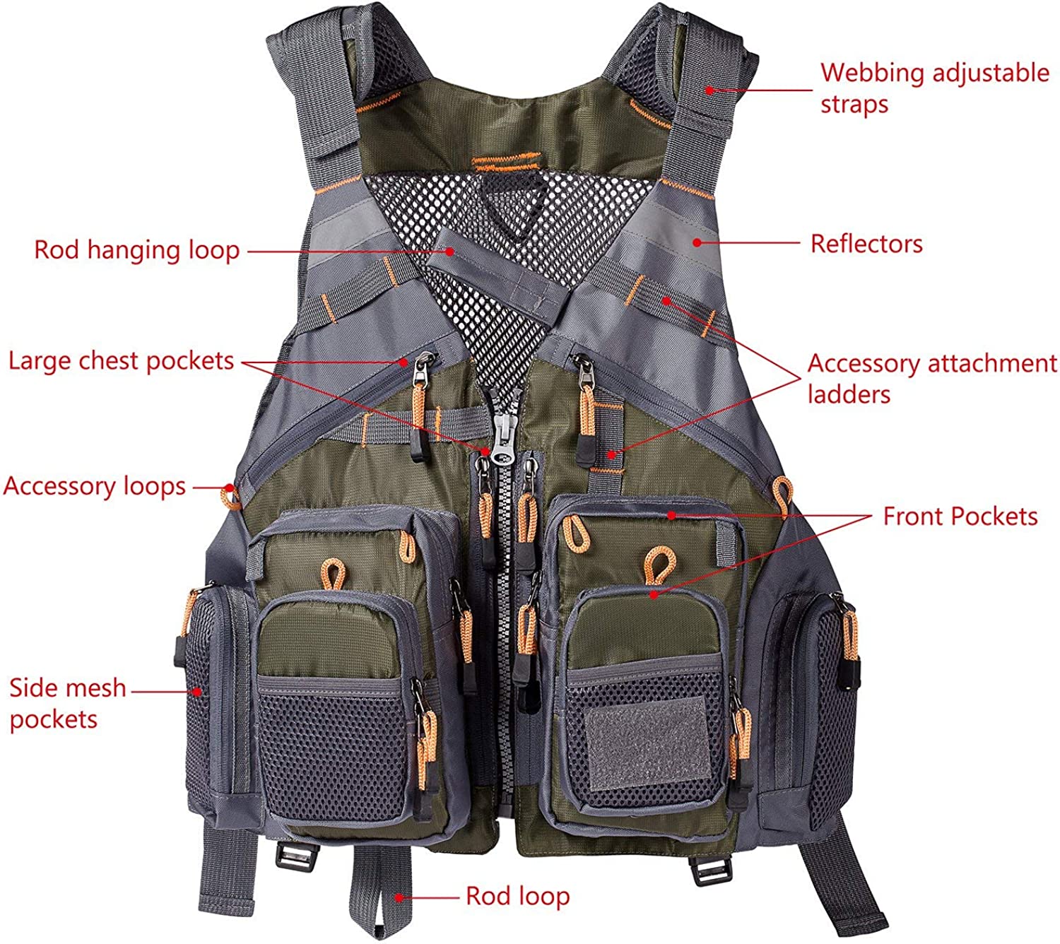 GILET DE PÊCHE BASSDASH 3