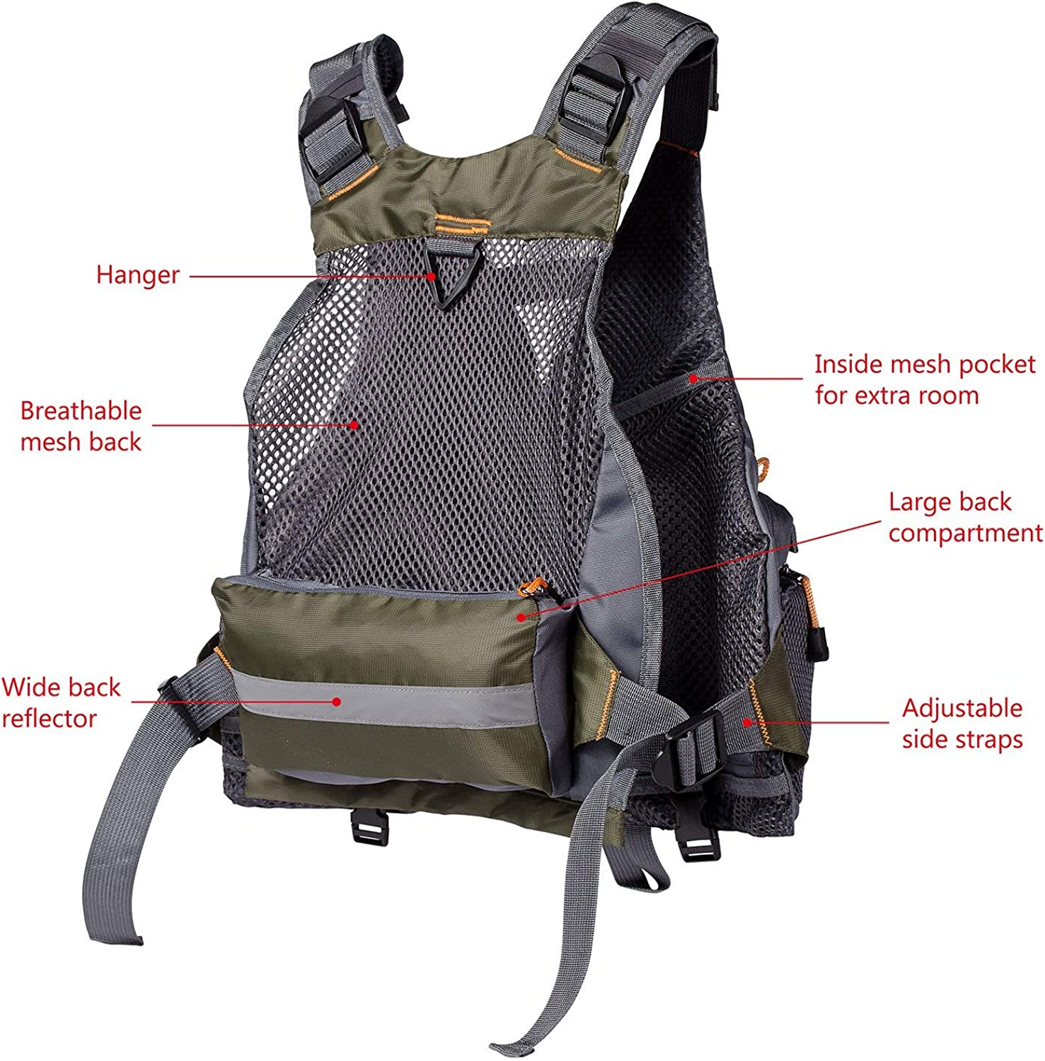 GILET DE PÊCHE BASSDASH 4