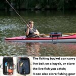 SEAU DE PÊCHE PLIABLE 4