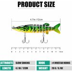TRUSCEND LEURRES DE PÊCHE – SWIMBAIT RÉALISTE POUR CARNASSIERS 2