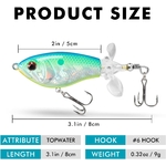 TRUSCEND LEURRE FLOTTANT TOPWATER 6