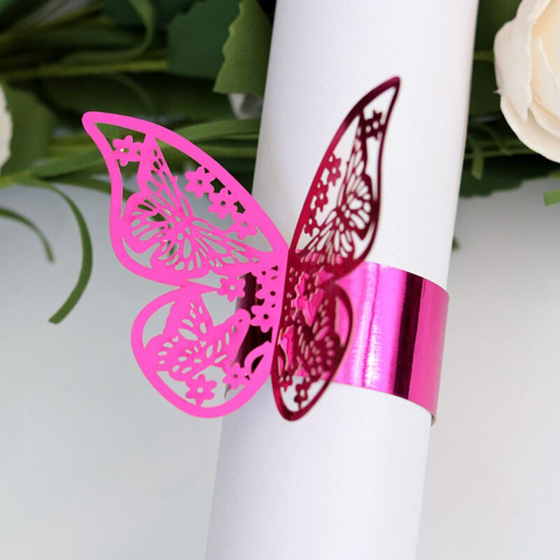 Ronds-de-Serviette-Papillon-pour-Mariage-Anniversaire-No-l-D-coration-de-Table-Queue-de-Maison