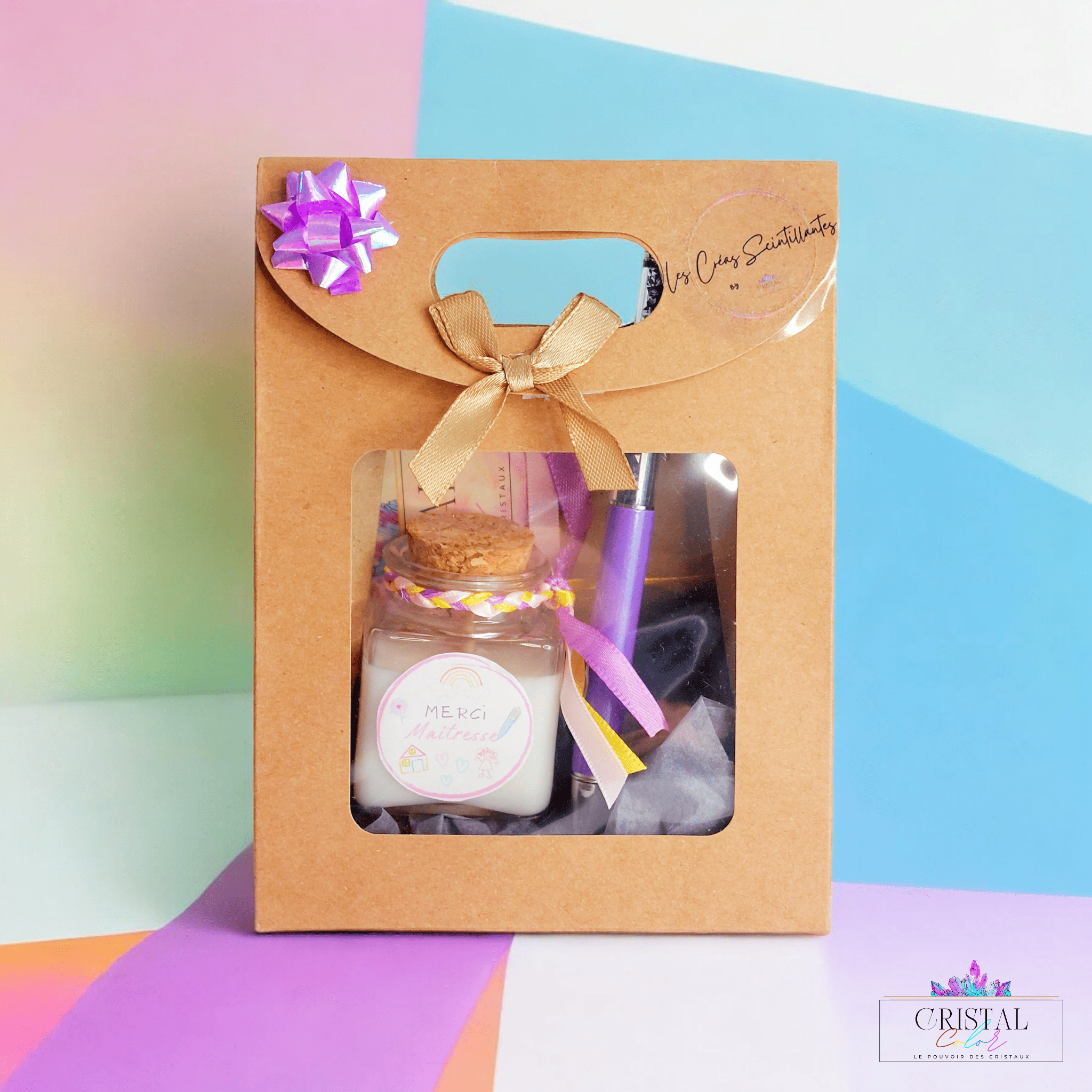 coffret-cadeau-merci-maitresse-bougie-artisanale-stylo-cristal-cristal-color-le-pouvoir-des-cristaux-les-creas-scintillantes-4