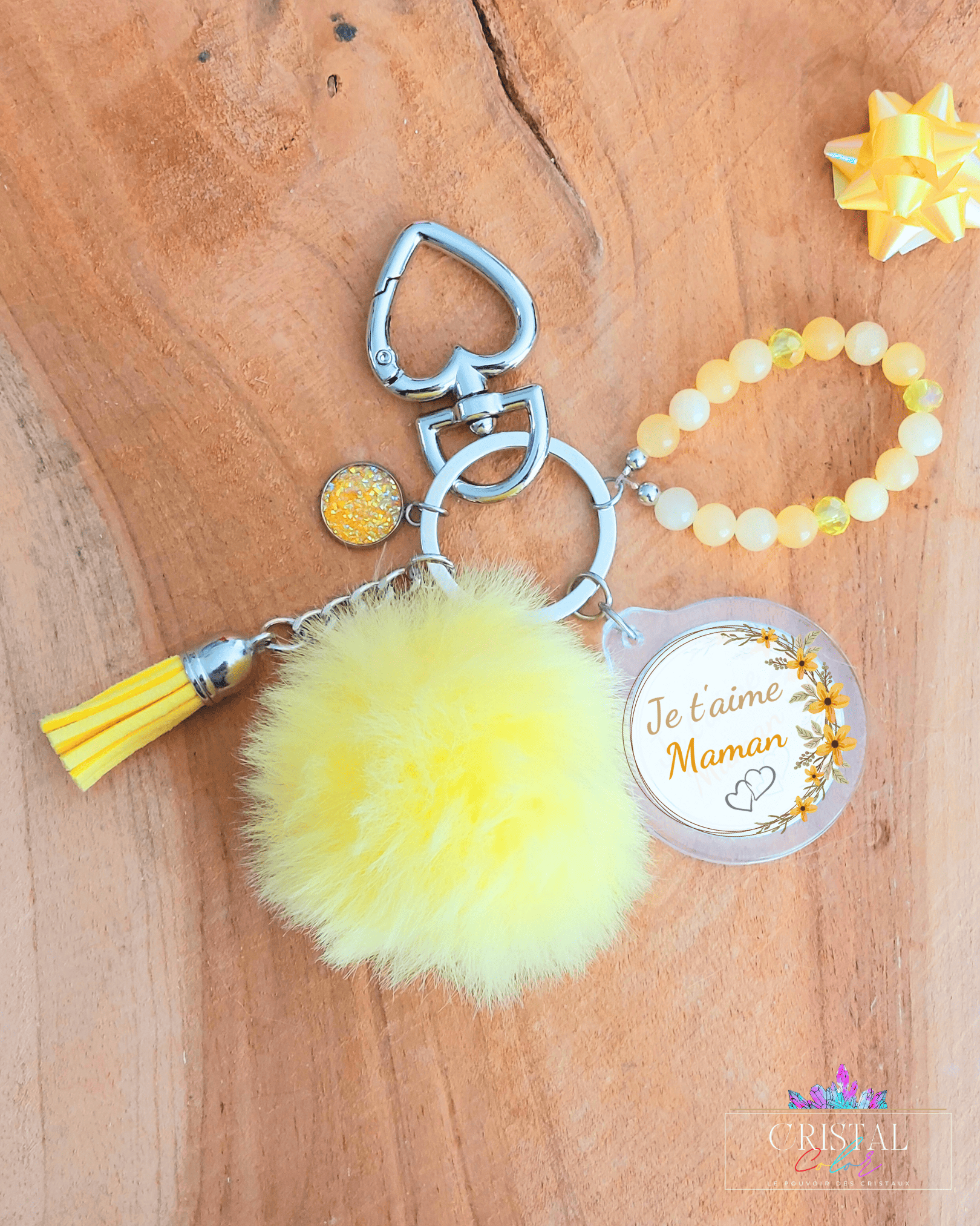 porte-cles-pompom-calcite-je-taime-maman-cristal-color