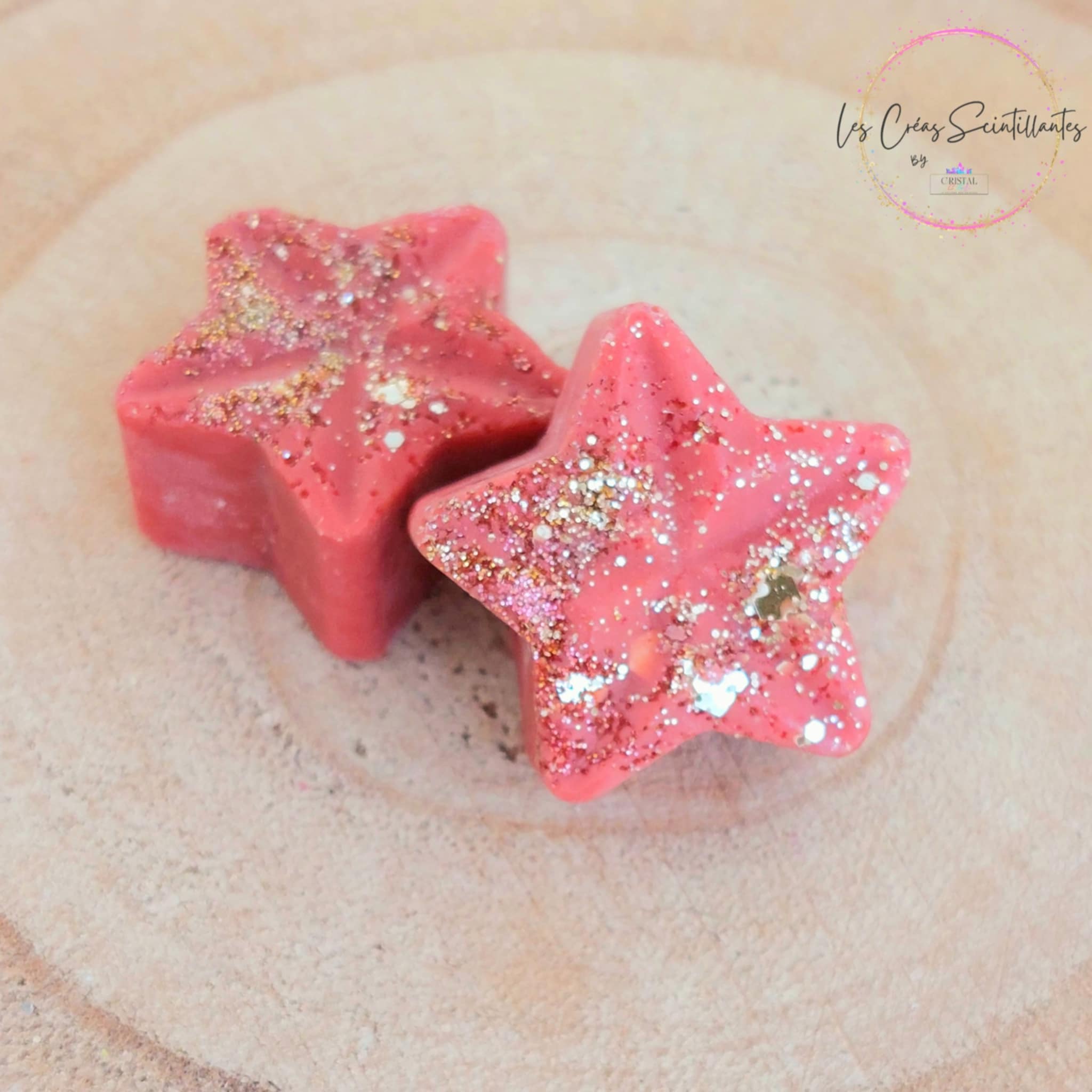 fondant-parfumé-cire-vegetale-étoile-olive-parfum-pomme-cannelle-de-grasse-les-creas-scintillantes-by-cristal-color