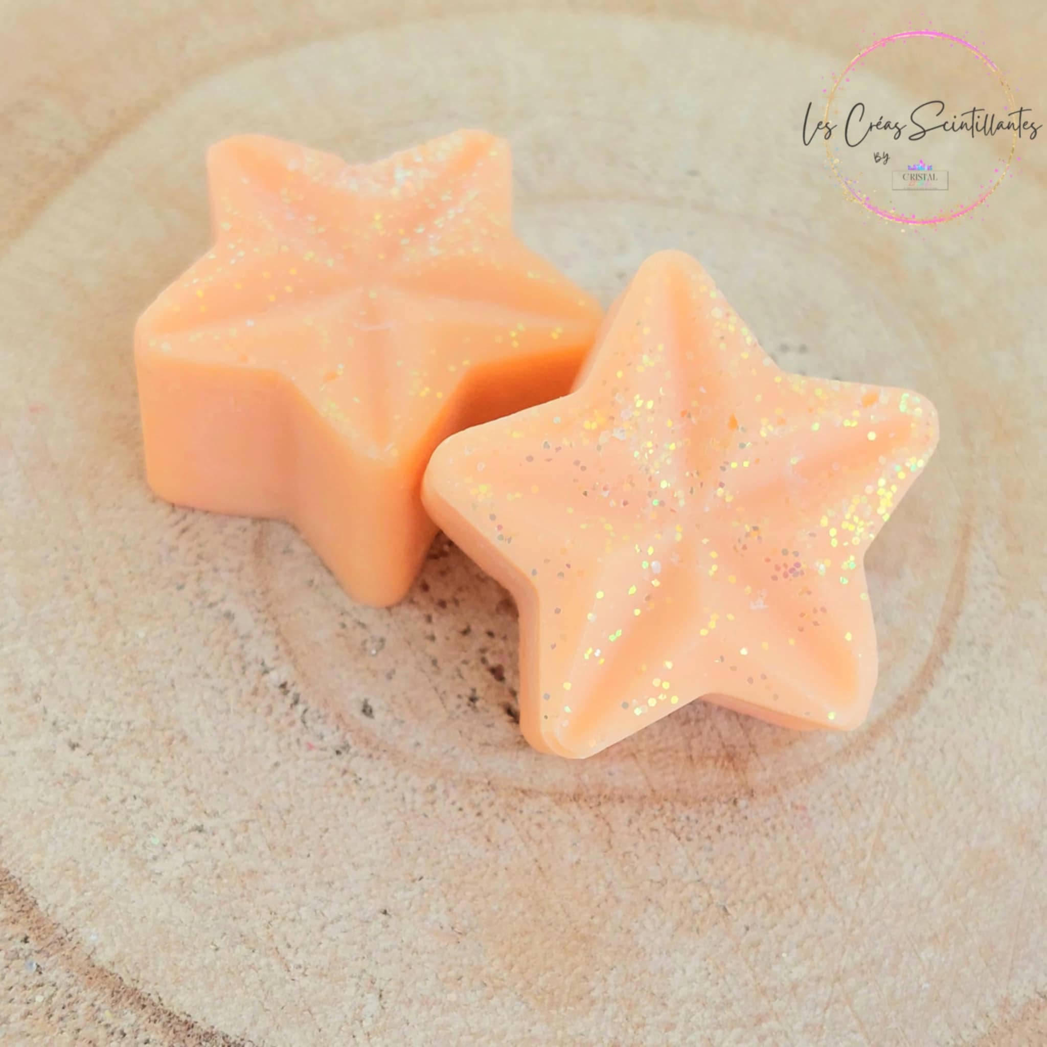 fondant-parfumé-cire-vegetale-étoile-olive-parfum-caramel-beurre-salé-de-grasse-les-creas-scintillantes-by-cristal-color