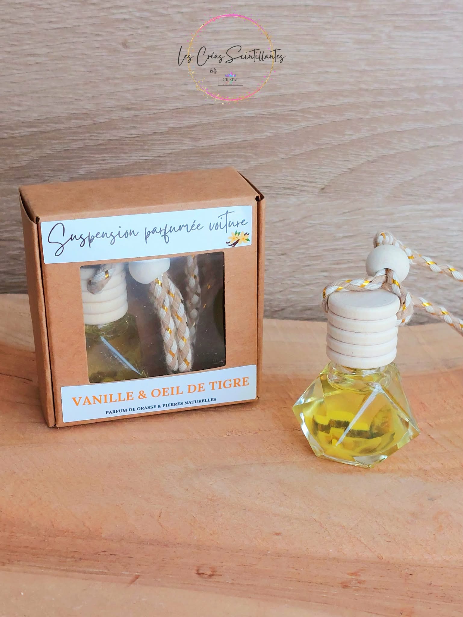suspension-parfumée-voiture-cristal-color-pierres-naturelles-parfum-de-grasse-vanille-oeil-de-tigre-2