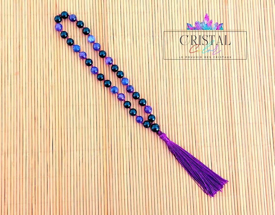 mala-pierres-naturelles-amethyste-lepidolite-tourmaline-noire-protection-voiture-cristal-color-by-aline