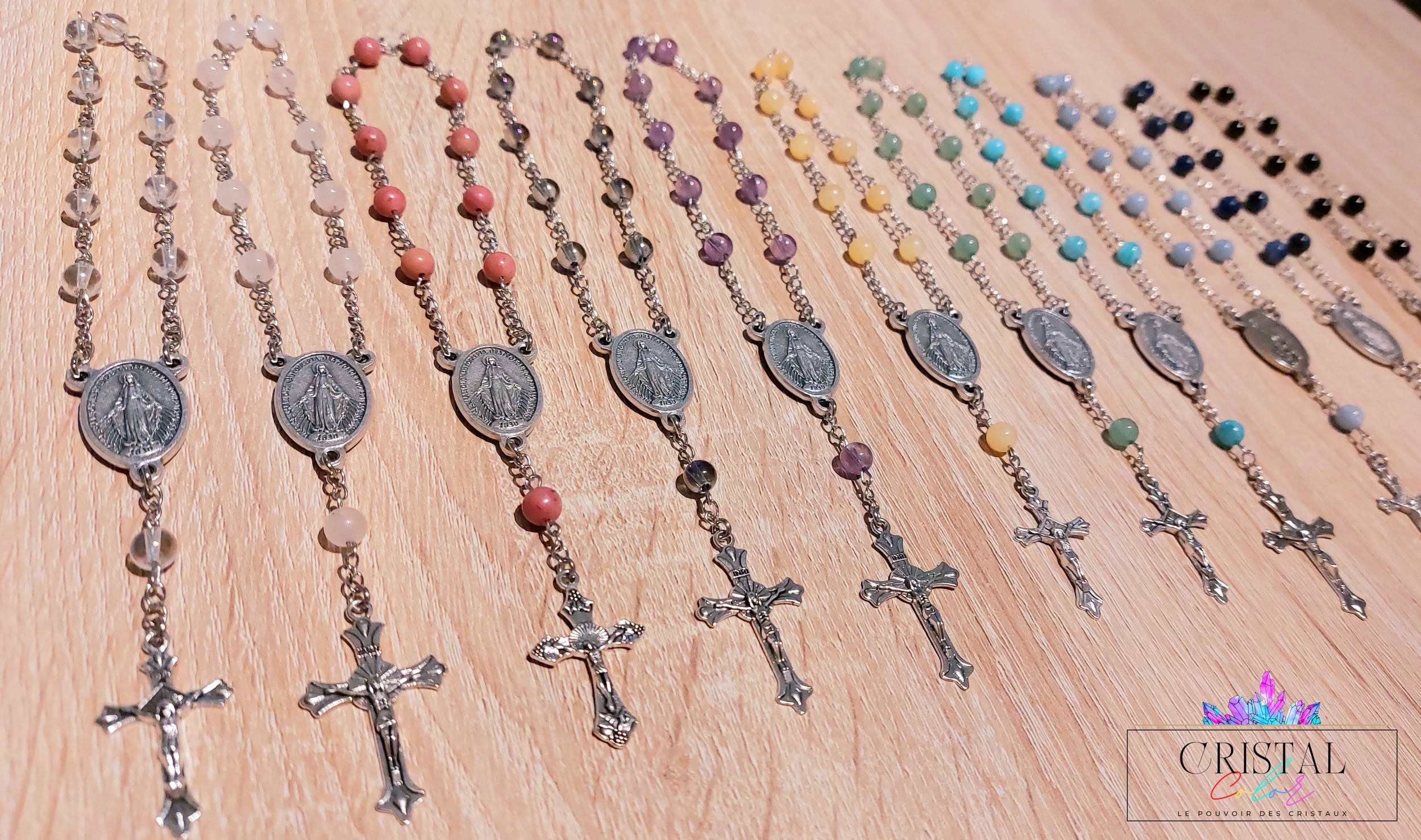 collection-chapelets-dizainier-vierge-marie-croix-jesus-creation-artisanale-cristalcolor-cristal-color-le-pouvoir-des-cristaux-by-aline-lithothérapie-2