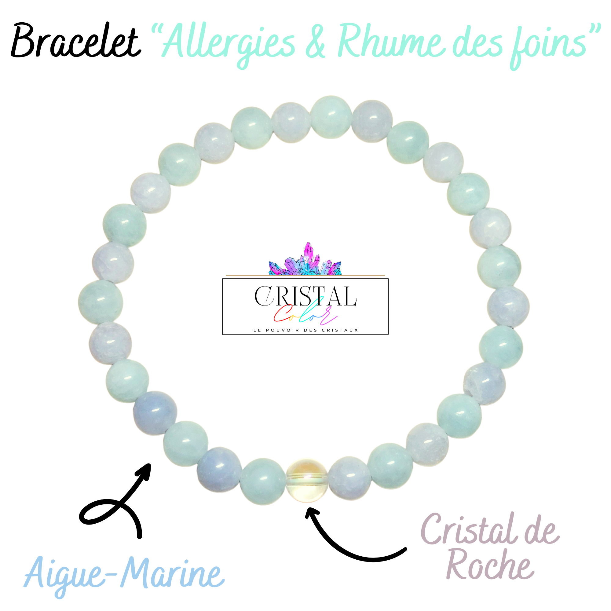 Allergies et Rhume des foins cristal color le pouvoir des cristaux lithothérapie