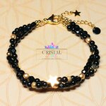 bracelet-multirangs-bracelet-double-cristal-color-tourmaline-noire-perles-de-verre-doré-noir-cassiopee-étoile-pierres-naturelles-3