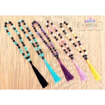 mala-protection-voiture-pierres-naturelles-amethyste-lepidolite-quartz-rose-citrine-calcite-jaune-turquoise-tourmaline-oeil-de-tigre-shungite-rhodonite-cristal-color-by-aline