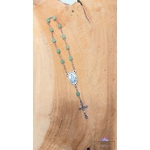 chapelet-dizainier-vierge-marie-croix-jesus-creation-artisanale-cristalcolor-cristal-color-le-pouvoir-des-cristaux-by-aline-lithothérapie-aventurine-verte