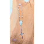chapelet-dizainier-vierge-marie-croix-jesus-creation-artisanale-cristalcolor-cristal-color-le-pouvoir-des-cristaux-by-aline-lithothérapie-quartz-rose-2