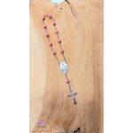 chapelet-dizainier-vierge-marie-croix-jesus-creation-artisanale-cristalcolor-cristal-color-le-pouvoir-des-cristaux-by-aline-lithothérapie-rhodonite-rose-australie