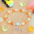 bracelet enfant cristal color pierres naturelles citrine calcite jaune cornaline creativite joie bonheur positivite rayon de soleil optimisme