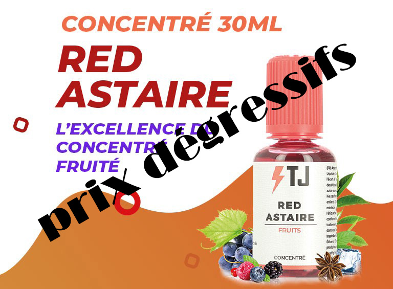 Flacon 30 ml red astaire Tjuice