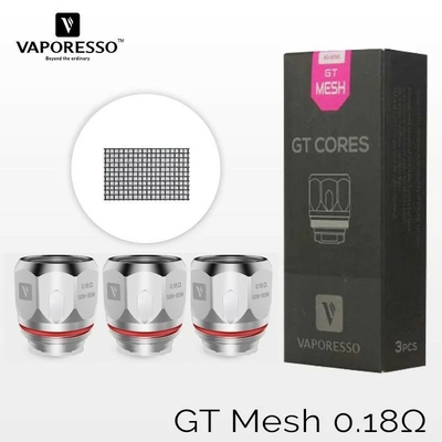 Resistance (x3) NRG GT Meshed Cores - 0,18 Ohm  - Vaporesso
