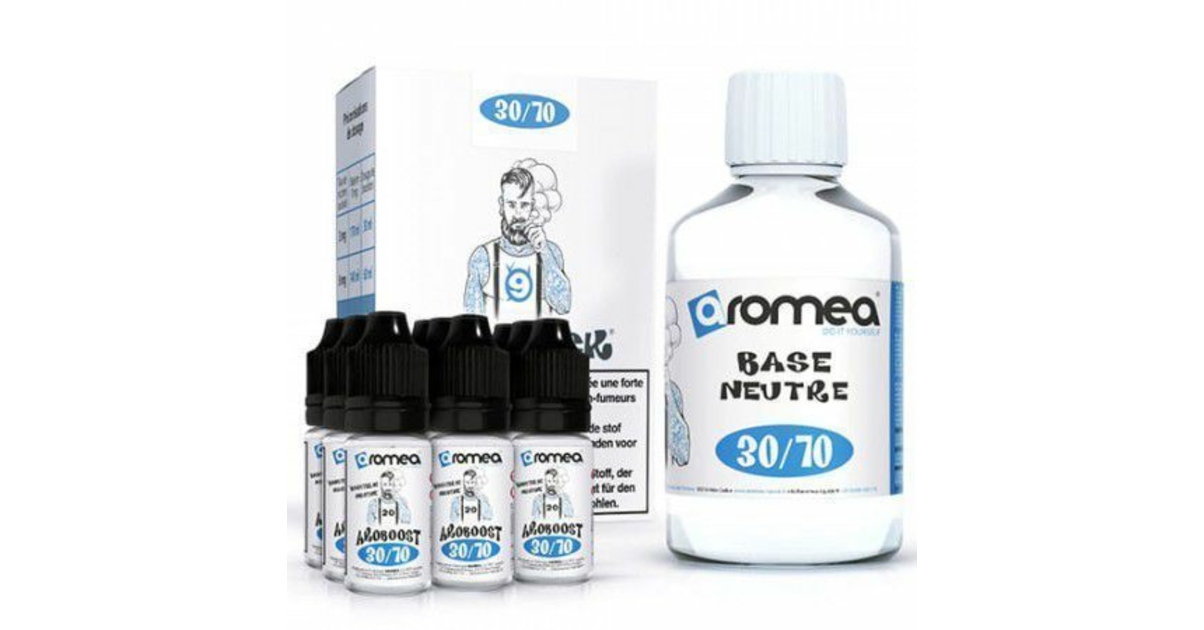 Achat en Ligne de Pack E-Liquide DIY 200ml 12 mg/ml 30/70 - Aromea ...