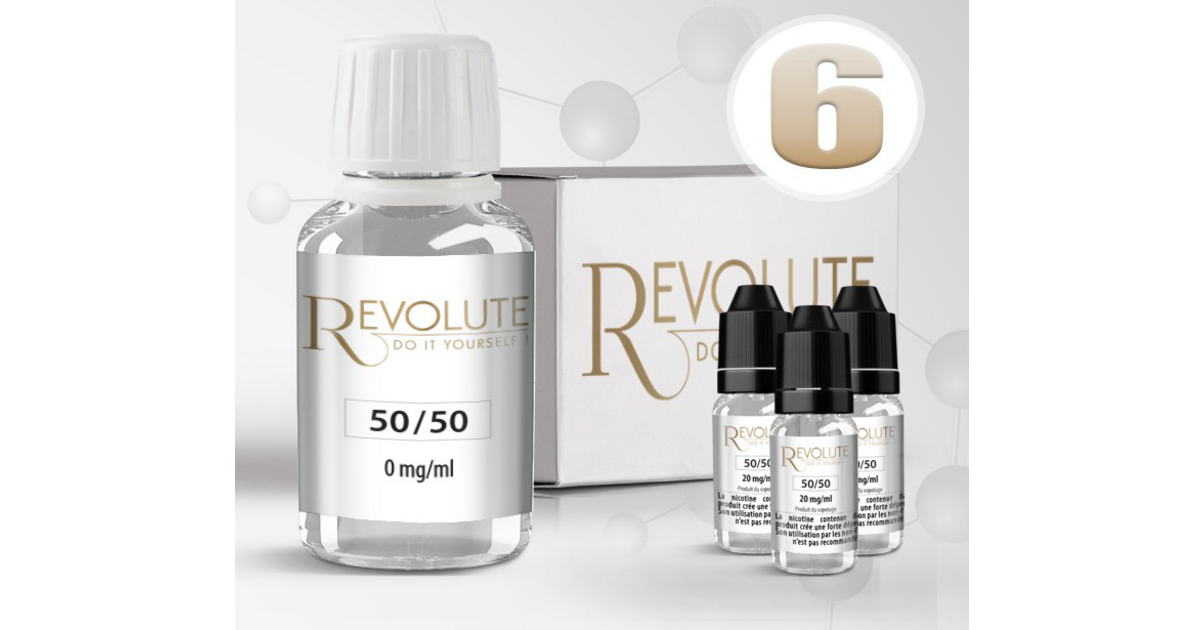 Achat en Ligne de Pack E-Liquide DIY 100 ml 6 mg/ml 50/50