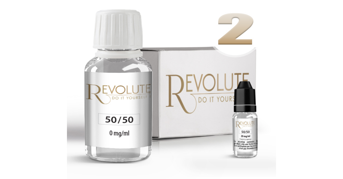 Achat en Ligne de Pack E-Liquide DIY 100 ml 2 mg/ml 50/50 - REVOLUT...