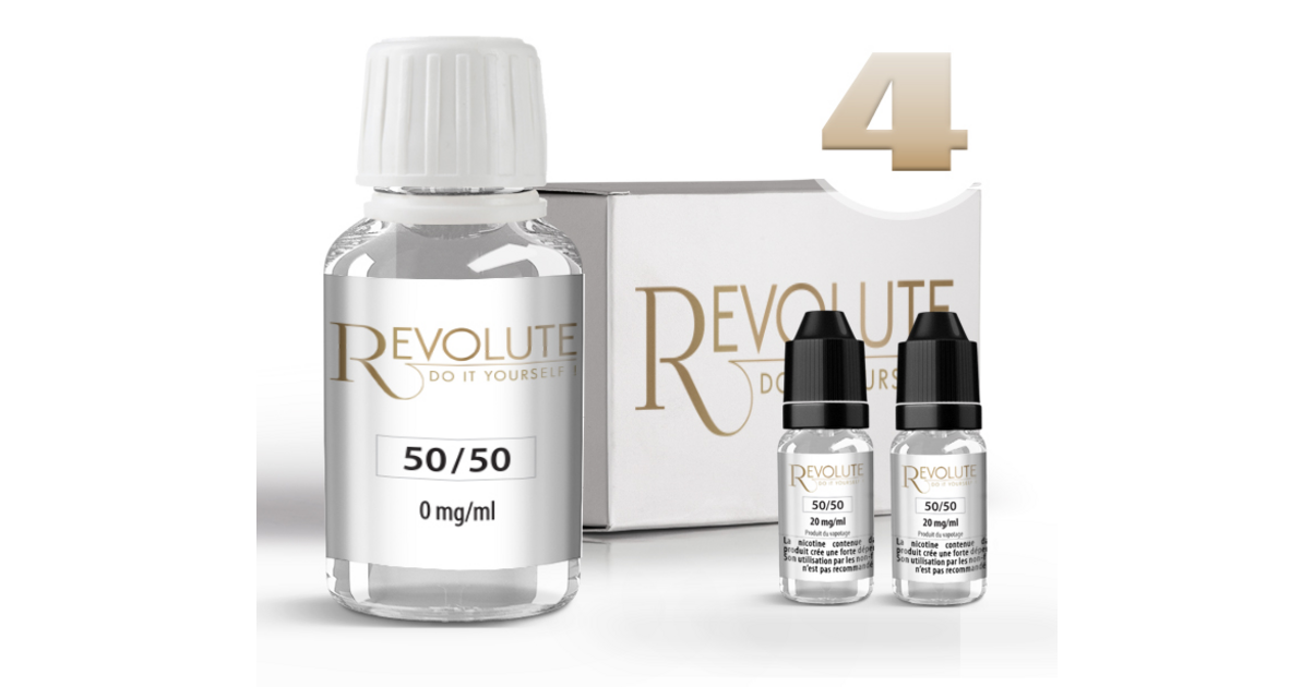 Achat en Ligne de Pack E-Liquide DIY 100 ml 4 mg/ml 50/50