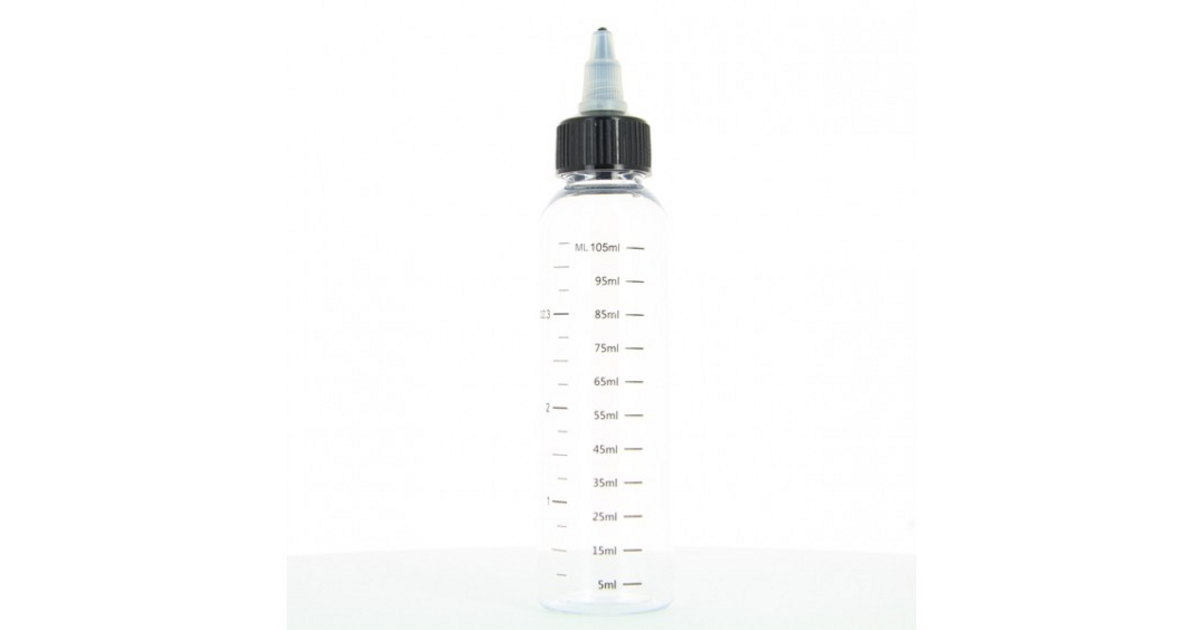 Fiole PET 120 ml vide avec graduation
