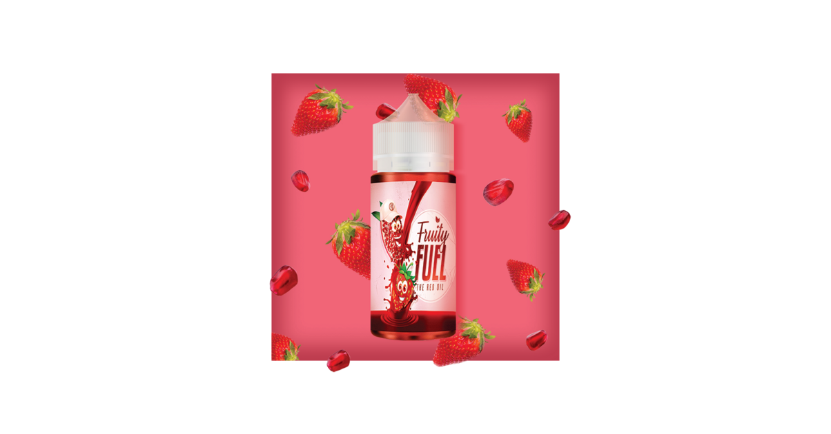 The Red Oil 100 ml  Fraise & Grenade  AromeMarket