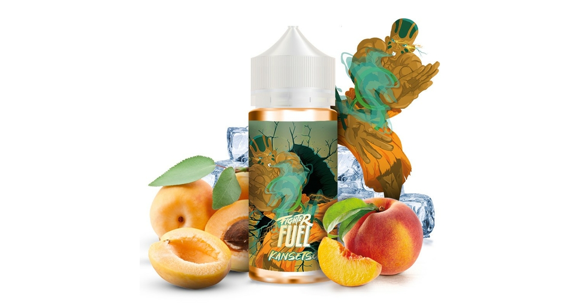 Kansetsu 100 ml Fighter Fuel  Pche & abricot frais