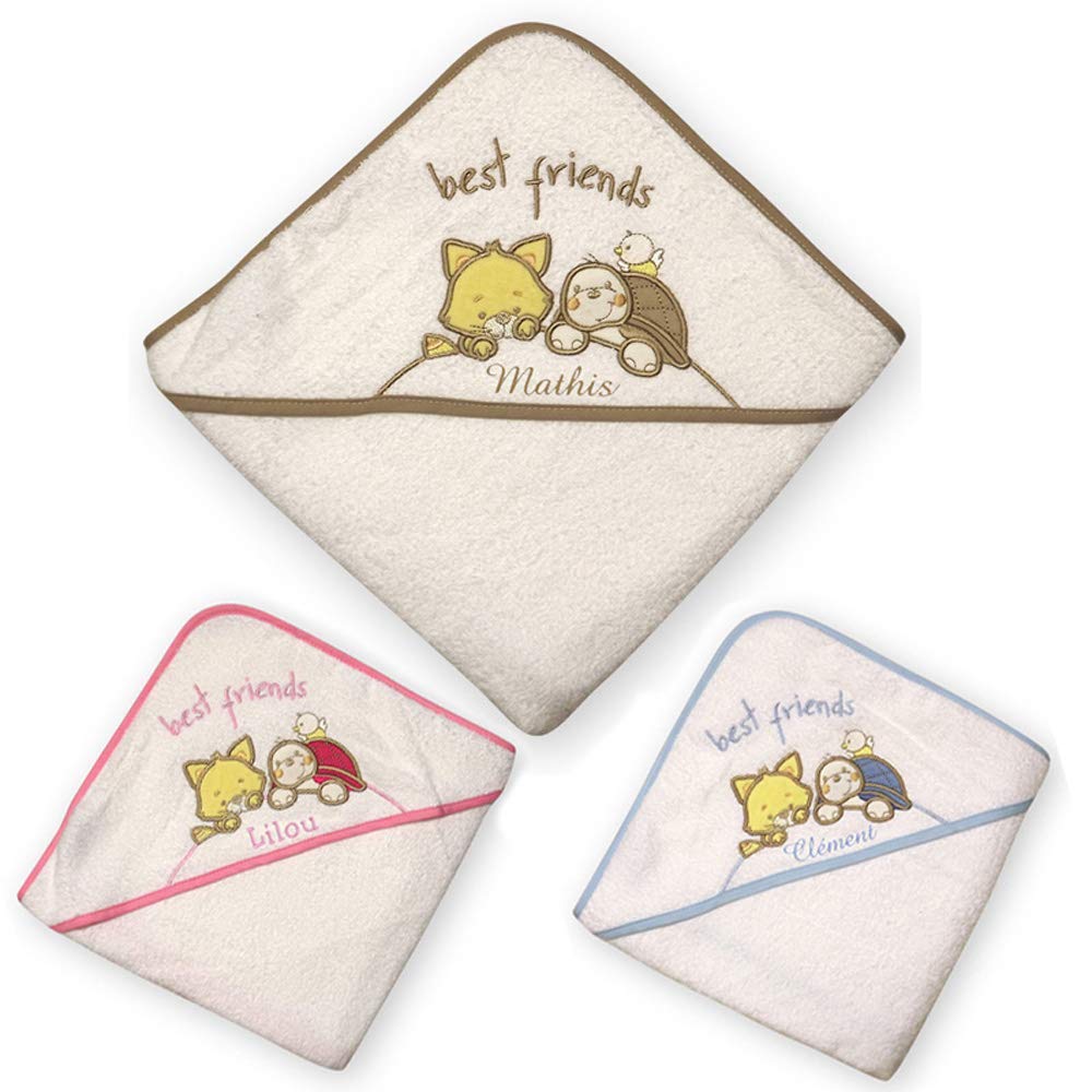 Cape de bain bébé personnalisée
