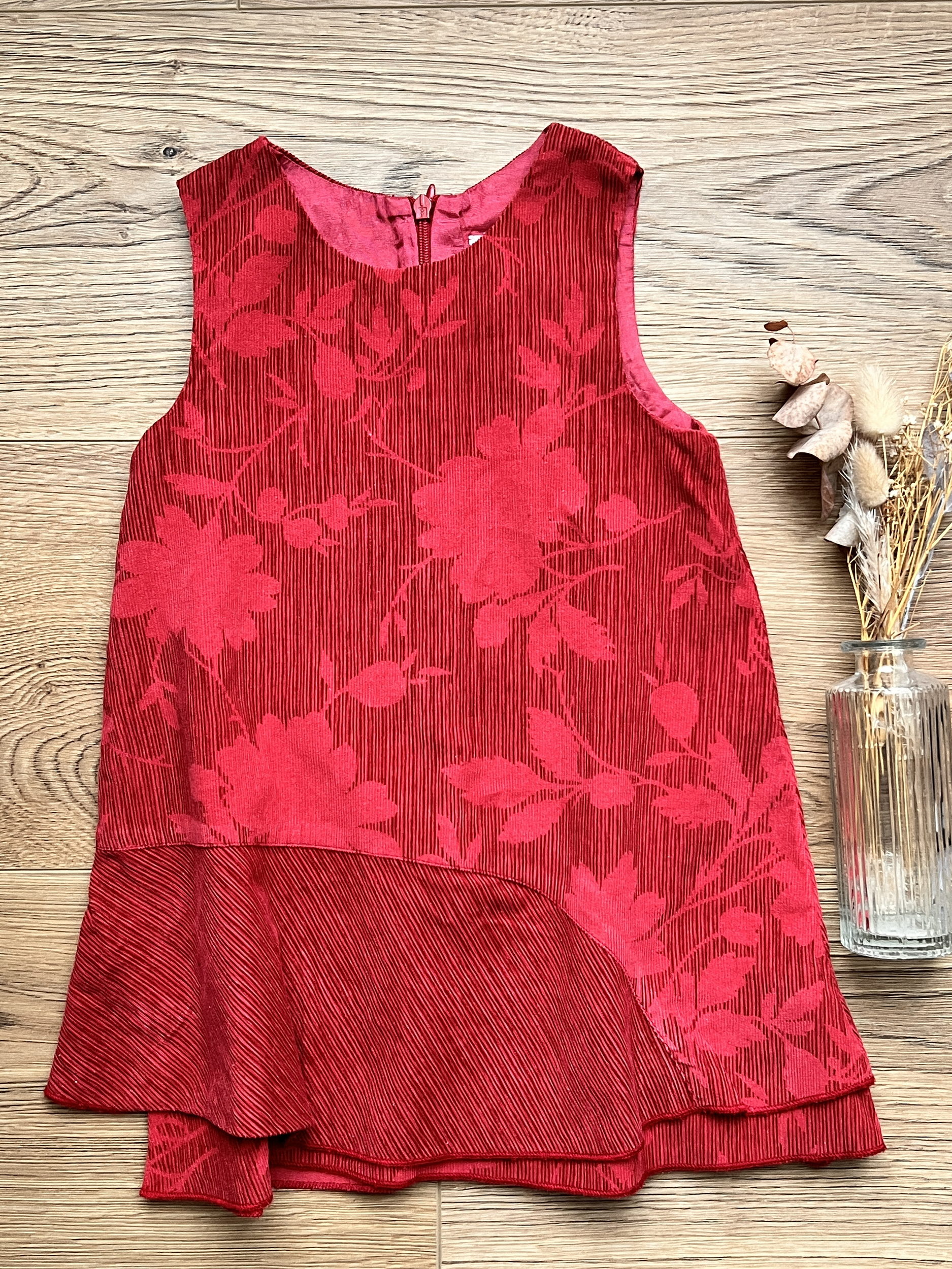 Robe bordeaux bébé fille - Natalys - 18 mois